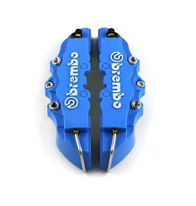 Декоративные накладки на тормозные суппорта Brembo ABS 4 шт М синий для дисков до R17 - фото 4 - id-p1140556121
