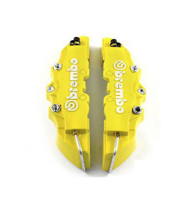 Декоративные накладки на тормозные суппорта Brembo ABS 4 шт. (М) желтый - фото 1 - id-p1140556122