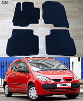 Ворсовые коврики на Mitsubishi Colt '03-09