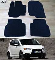 Ворсовые коврики на Mitsubishi Colt '09-12