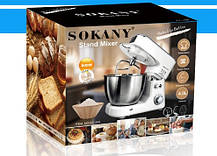 Кухонний комбайн тістоміс міксер Sokany SC-209 800 Ватів, фото 4