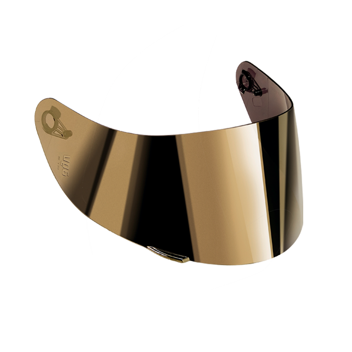 Візор (Скло) для шоломів AGV Compact дзеркальний (золотистий), фото 1