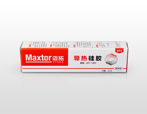 Теплопровідний силіконовий герметик Maxtor MT-1301A 1.0 Вт/мК 80 грамів силікагель, фото 1