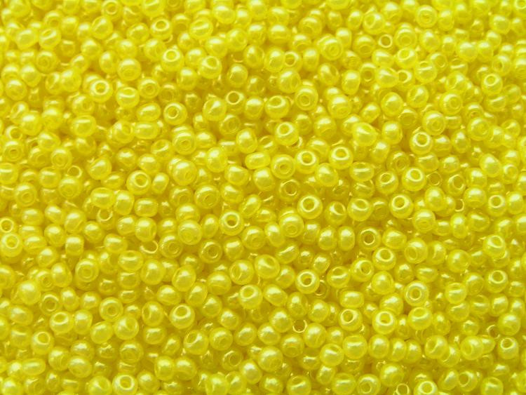 Бісер Preciosa Чехія №17186, жовтий, фото 1