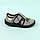 Текстильні туфлі капці для хлопчика, Гриша сірий T-Rex тм Waldi розмір 24 — устілка 15 см, фото 5