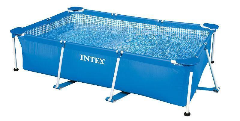 Басейн каркасний збірний Intex Rectangular Frame 28270, 220х150х60 см Blue