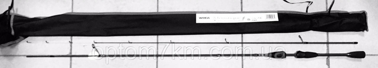 Спінінг Weida Moustique 2,28m, тест 1-9g