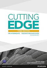 Cutting Edge Third Edition Pre-Intermediate teacher's Book with Resource Disc / Книга для вчителя