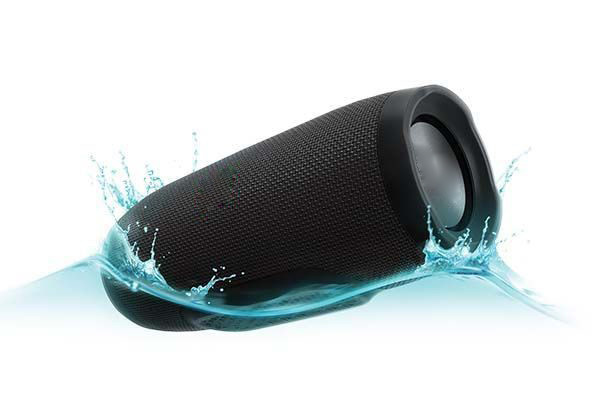 Портативная bluetooth колонка MP3 плеер E3 CHARGE3 waterproof водонепроницаемая Power Bank Black - фото 1 - id-p1140627106