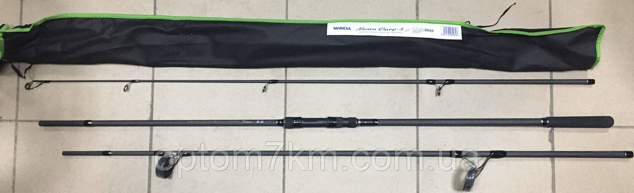 Спінінг короповий Weida Bonn Carp-3 тест 5lbs 3.6m