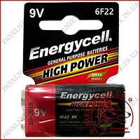 Батарейка ENERGYCELL 6F22 9V HIGH POWER (крона)