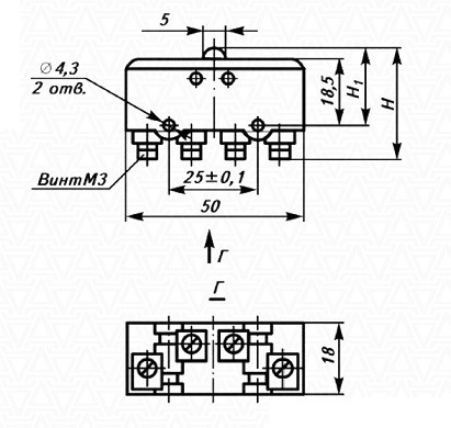 mikroperekluchatel mp 1101 мп 1101
