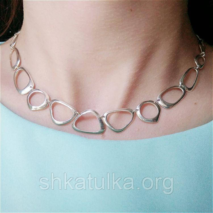 Кольє Неоліт зі срібла цікавої форми