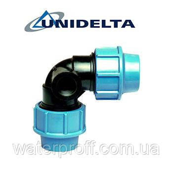 Коліно затискне РВ 25х1/2" Unidelta
