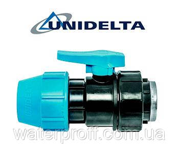 Кран кульовий 20х1/2" ЗВ Unidelta