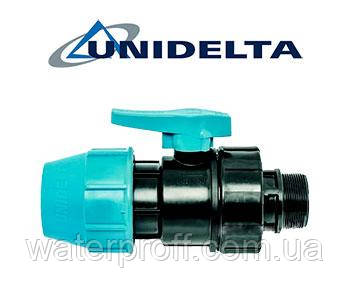 Кран кульовий 40х1 1/4" ЗН Unidelta