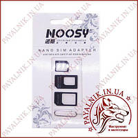 Адаптер Sim-карт Noosy sim adapter black