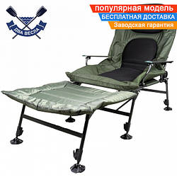 Коропове крісло ліжко Ranger Grand SL-106 до 140кг р-р з приставкою 208х72см, 10,5 кг, для нерівностей, чохол