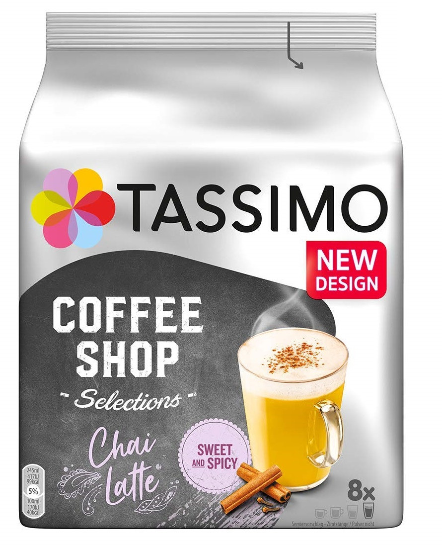 Чай у капсулах Tassimo Coffee Shop Chai Latte 8 порцій Німеччина Тассімо