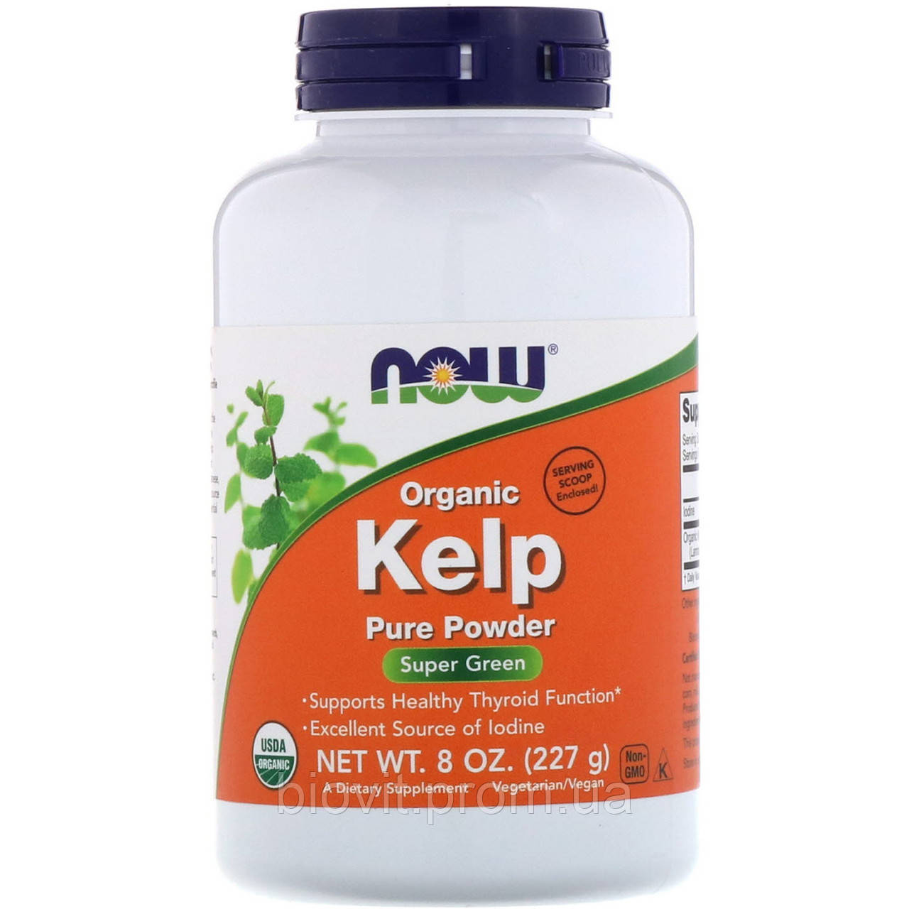 Келп (Organic Kelp Pure Powder) 450 мкг, фото 1
