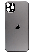 Задня кришка для iPhone 11 Pro , сіра, Space Gray, оригінал , в комплекті скло камери