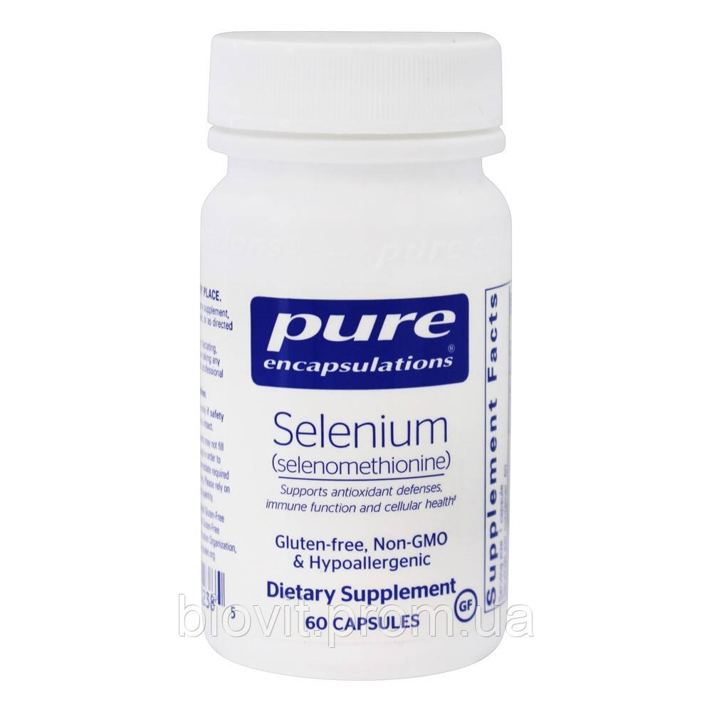 Селен (селенометионин) (Selenium selenomethionine) 200 мкг 60 капсул ...