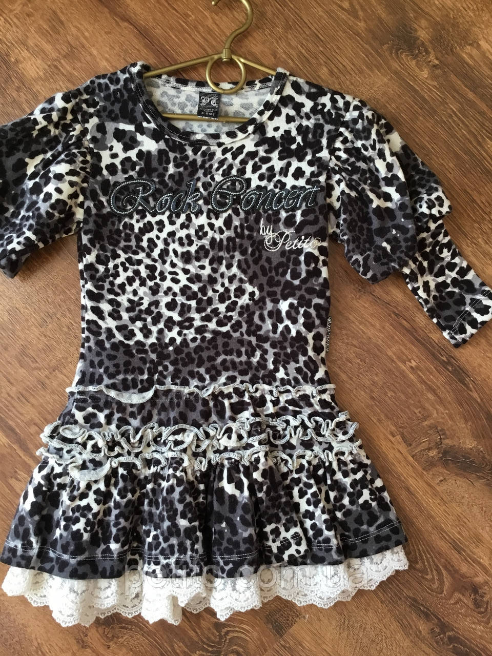 Дитяча туніка в чорно-білому кольорі, фото 1