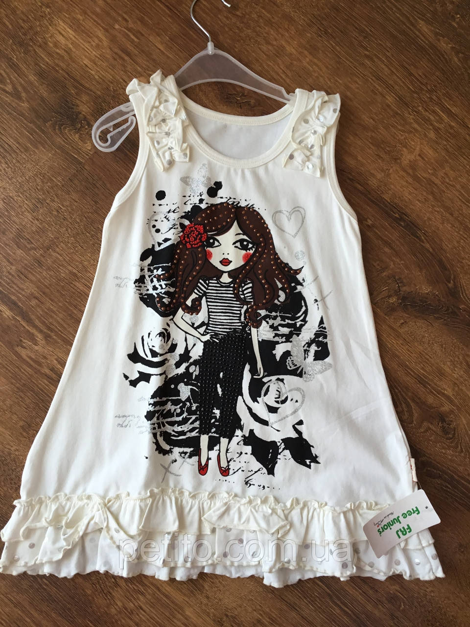 Сукня для дівчинки з гарним принтом, фото 1