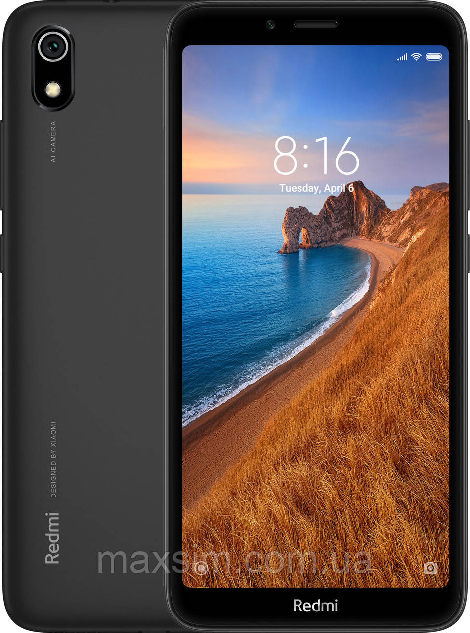 Смартфон Xiaomi Redmi 7A 2Gb/32Gb Black Blue (Глобальна прошивка)