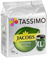 Кава в капсулах Tassimo Jacobs Kronung XL 16 порцій. Німеччина (Тассімо), 118,4г