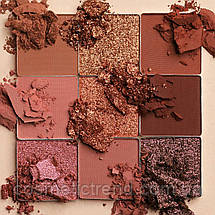 Huda Beauty Obsessions Medium Nude Eyeshadow Palette Палетка тіней (9 кольорів) уцінка!, фото 3
