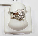 Масивний перстень з розсипом фіанітів Пума, фото 2