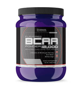 Амінокислота BCAA Ultimate Nutrition BCAA 12 000 Powder, 228 грам - Вишня