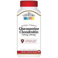 Препарат для суставов и связок 21st Century Glucosamine Chondroitin, 120 капсул
