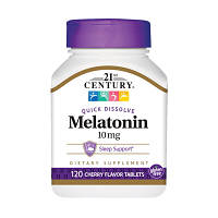 Натуральная добавка 21st Century Melatonin 10 mg, 120 таблеток