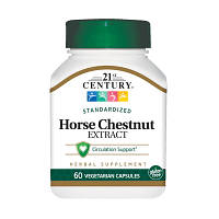Натуральная добавка 21st Century Horse Chestnut Extract, 60 вегакапсул