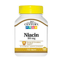 Витамины и минералы 21st Century Niacin 100 mg, 110 таблеток