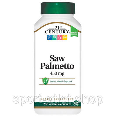 Натуральна добавка 21st Century Saw Palmetto, 200 вегакапсул
