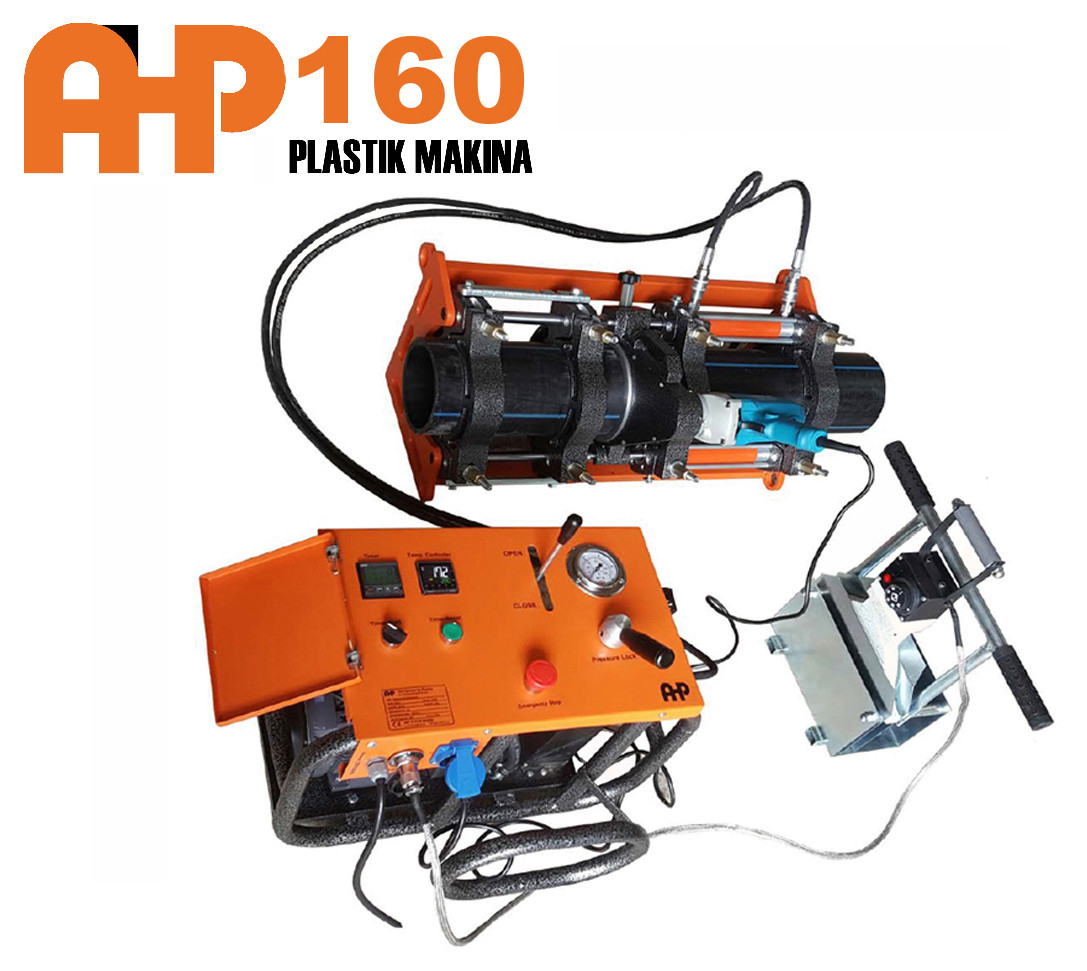 Стиковий зварювальний апарат AHP Plastik Makina 160 H, фото 1