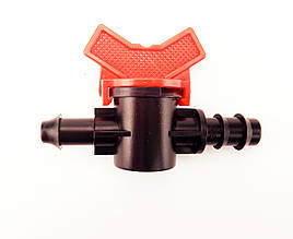 Кран стартовий із гумкою для сліпої трубки d 20 мм