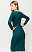 Розміри L | Вечірнє жіноче плаття, зелене, фото 3