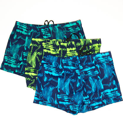 Чоловічі купальні боксери 48-56р арт.14-148 Бірюзовий, 48, фото 3