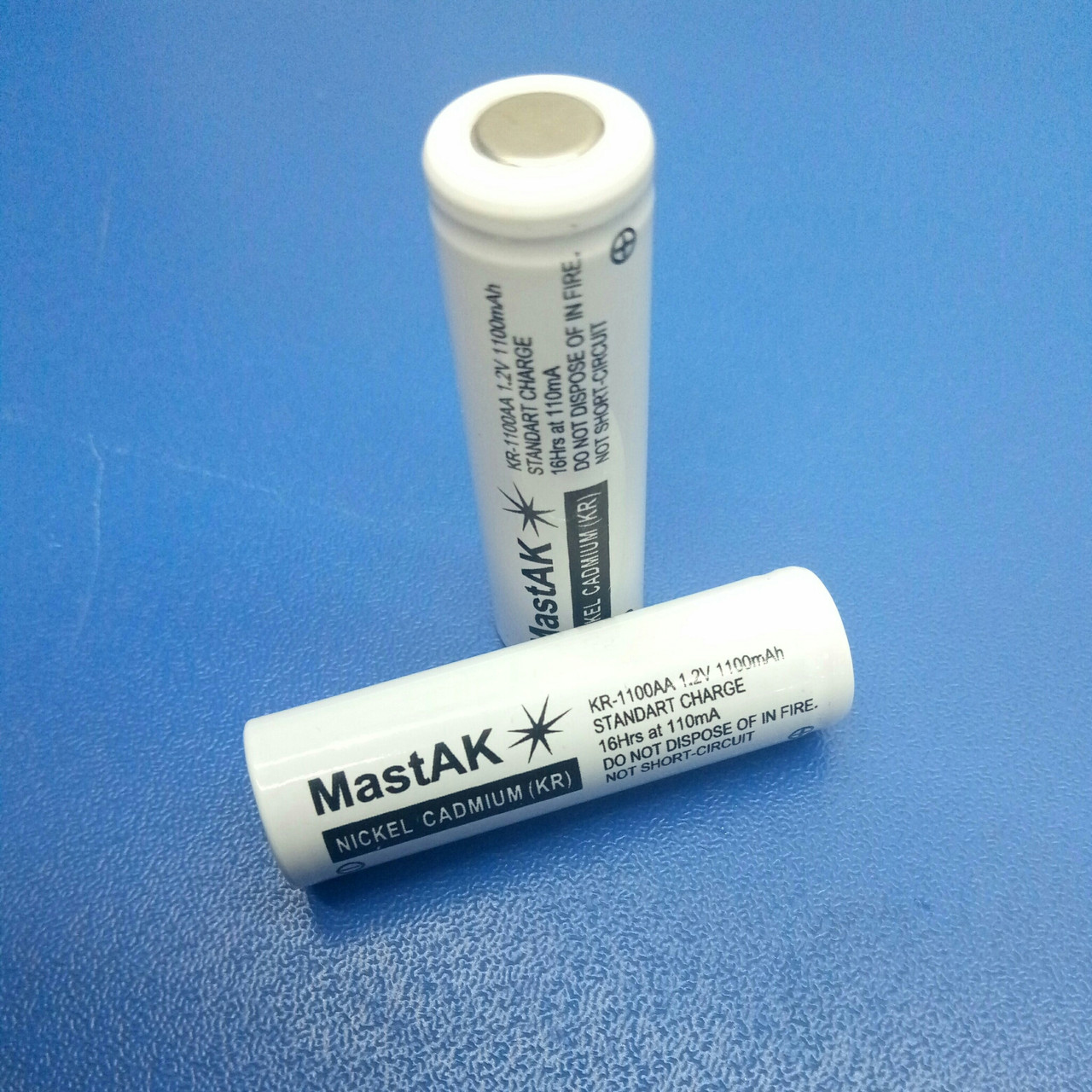 Акумулятор технічний MastAK KR-1100 AA ( 1,2 V 1,1 Ah Cd ), фото 1
