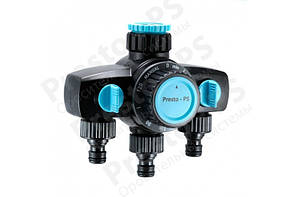 Таймер поливу Presto-PS механічний на 3 виходи до 120 хвилин (7736)