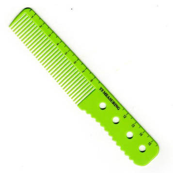 Гребінець Y-combs Y5 EXOTIC COLOR LINE з лінійкою 16 см