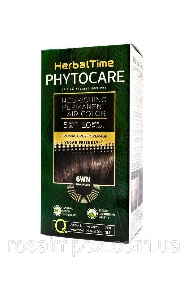 6WN Мокачино Стійка фарба для живлення волосся Herbal Time PHYTOCARE