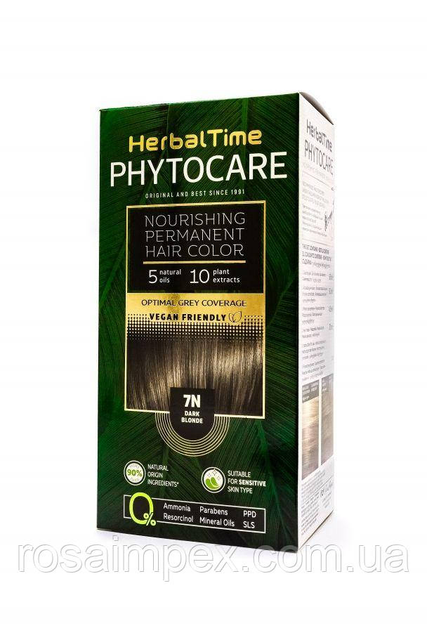 7N Темно-русий Стійка фарба для живлення волосся Herbal Time PHYTOCARE
