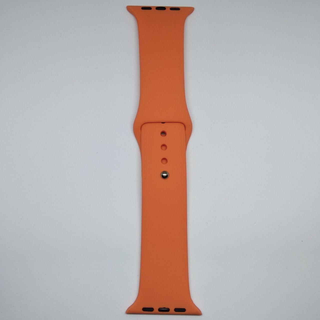 Ремінець Apple Watch 42mm M/L silicone Nectarine