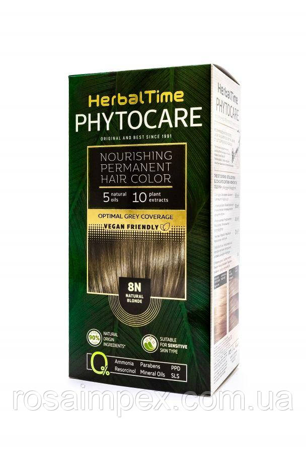 8N Натурально-русий Стійка фарба для живлення волосся Herbal Time PHYTOCARE