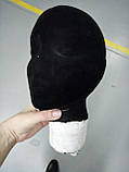 Манекен голова чорна пінопласт, фото 2